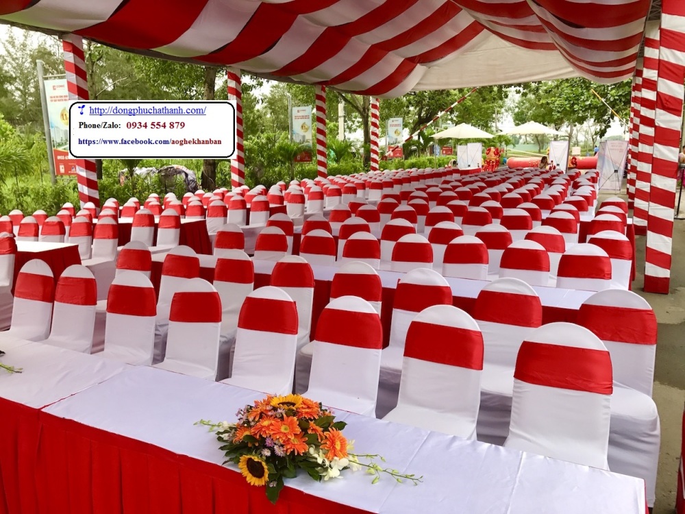 áo ghế sự kiện
